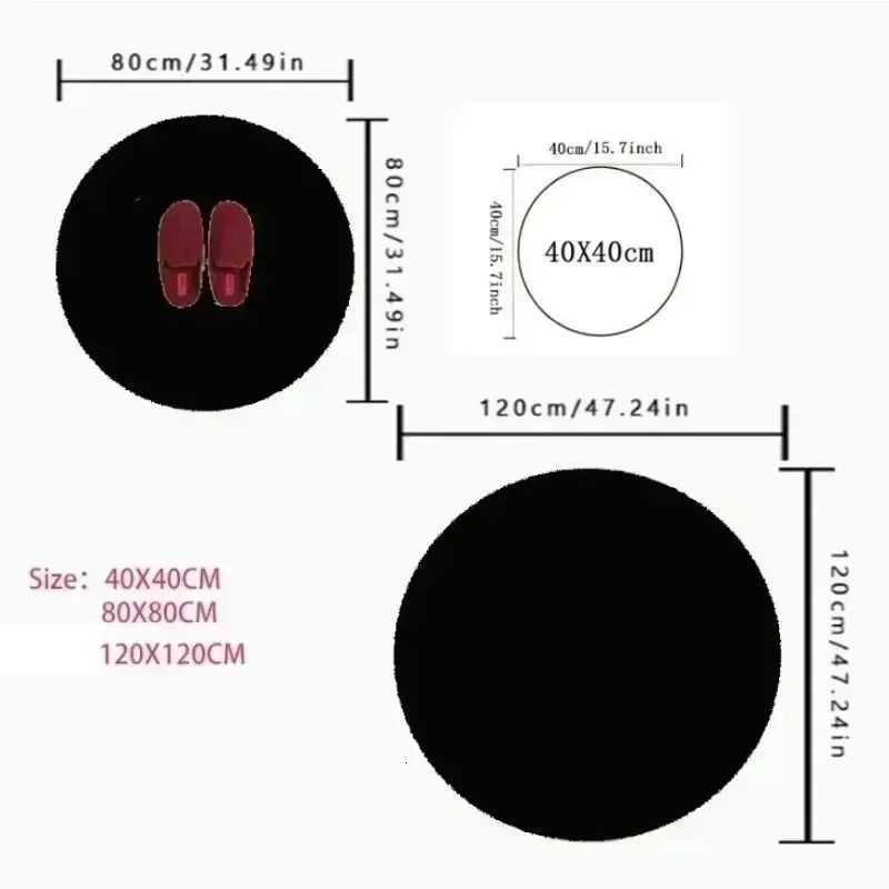 Sailboat Shadow Round Carpet Nautical White Sail Circle Mat Modern Decor Anti Slip Rug for Living Ro Bedro Hallway Doormat Y251216