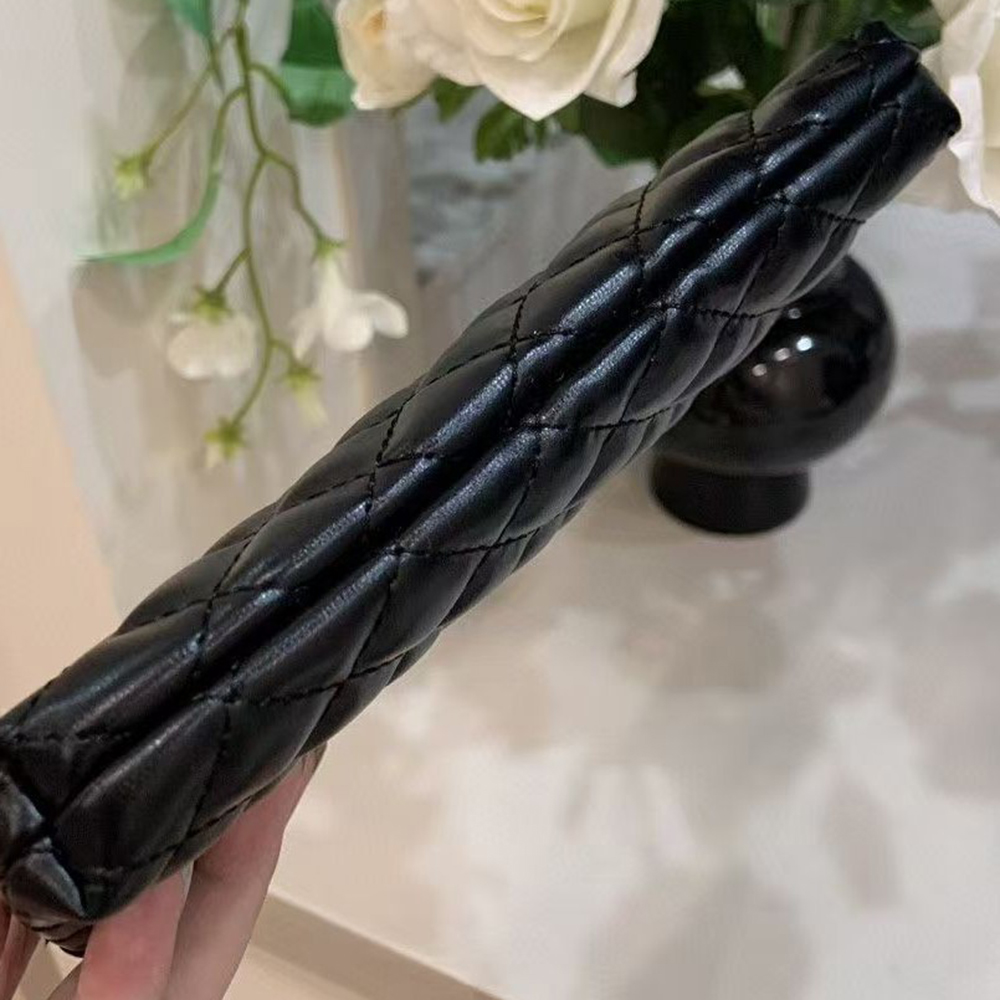 Designer Leather Cosmetic Bag Makeup Bag Business Card Credit Card Holder Wallet Case Coin Purse with Dust Bag