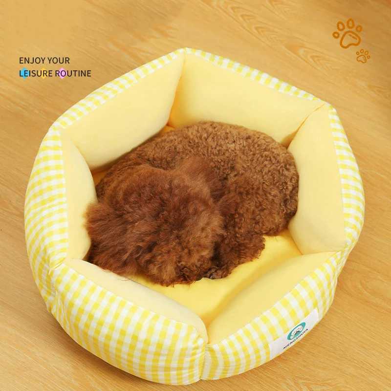 Luxury Dog Bed Square Dog Beds Long Plush Dog Mat Beds for Small Medium Large Dogs Supplies Pet Dog Calming Bed Washable Kennel M251217