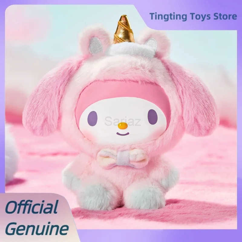Sanrio Genuine Dreamy Unicorn Series Blind Box Cute Bag Pendant Figure Doll Mystery Box Vinyl Plush Pendant Toys Christmas Gift H251217