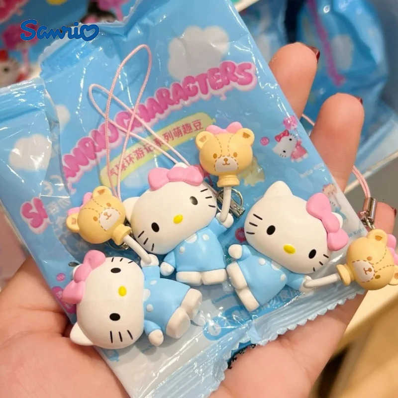 Sanrio Genuine Balloon Journey Series Blind Box Kuromi Hello Kitty Cinnamon Blind Box Cute Toy Action Figures Collection Gift H251217