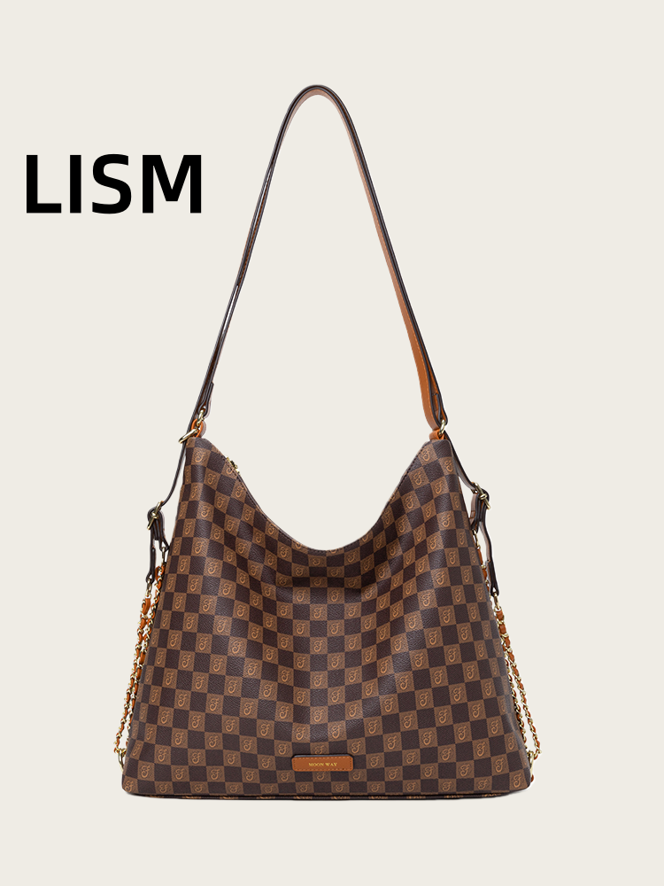 LISM bag free shipping Light luxury High quality casual soft tote bag versatile classic high-capacity vintage simple handbag for woman pu12