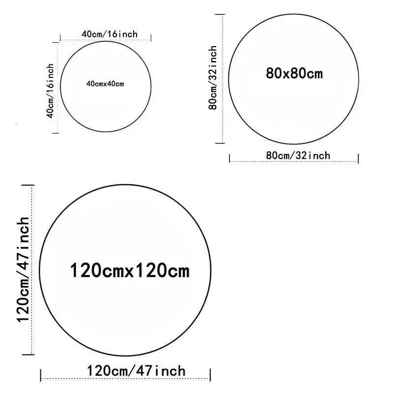 Retro Ethnic Moroccan Round Living Ro Carpet Balcony Hanging Basket Bedro Bedside Rug Cputer Swivel Chair Floor Mat Y251216