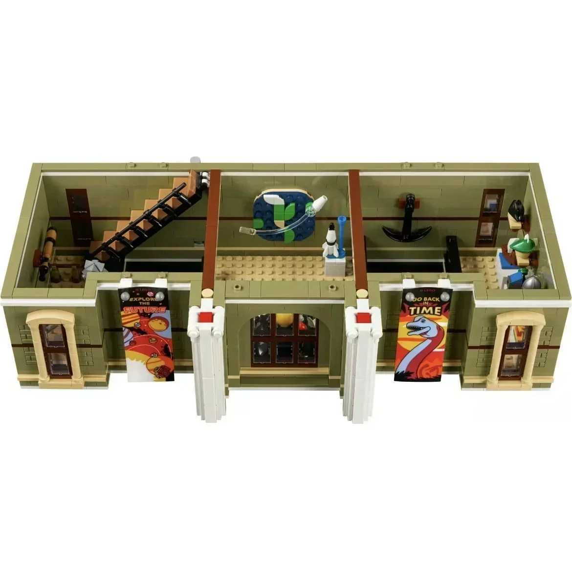 2023 New Icons Natural History Museum 10326 Biggest Modular Building Set Architecture Street View Building Blocks Toy Kids Gift X251216