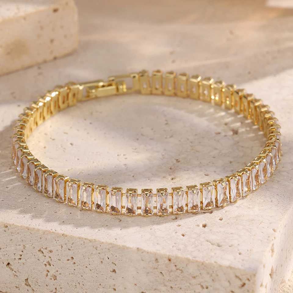 ZAKOL 2 Pieces Geometric Zircon Thin s for Women Stainless Steel Stacked Bangle Party Accessories Gift M251217