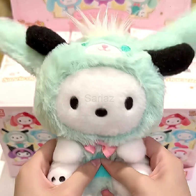 Sanrio New Genuine Characters Overjoyed Series Kawaii Blind Box Dolls Collection Desktop Ornament Fashion Trend Gift Girl H251217