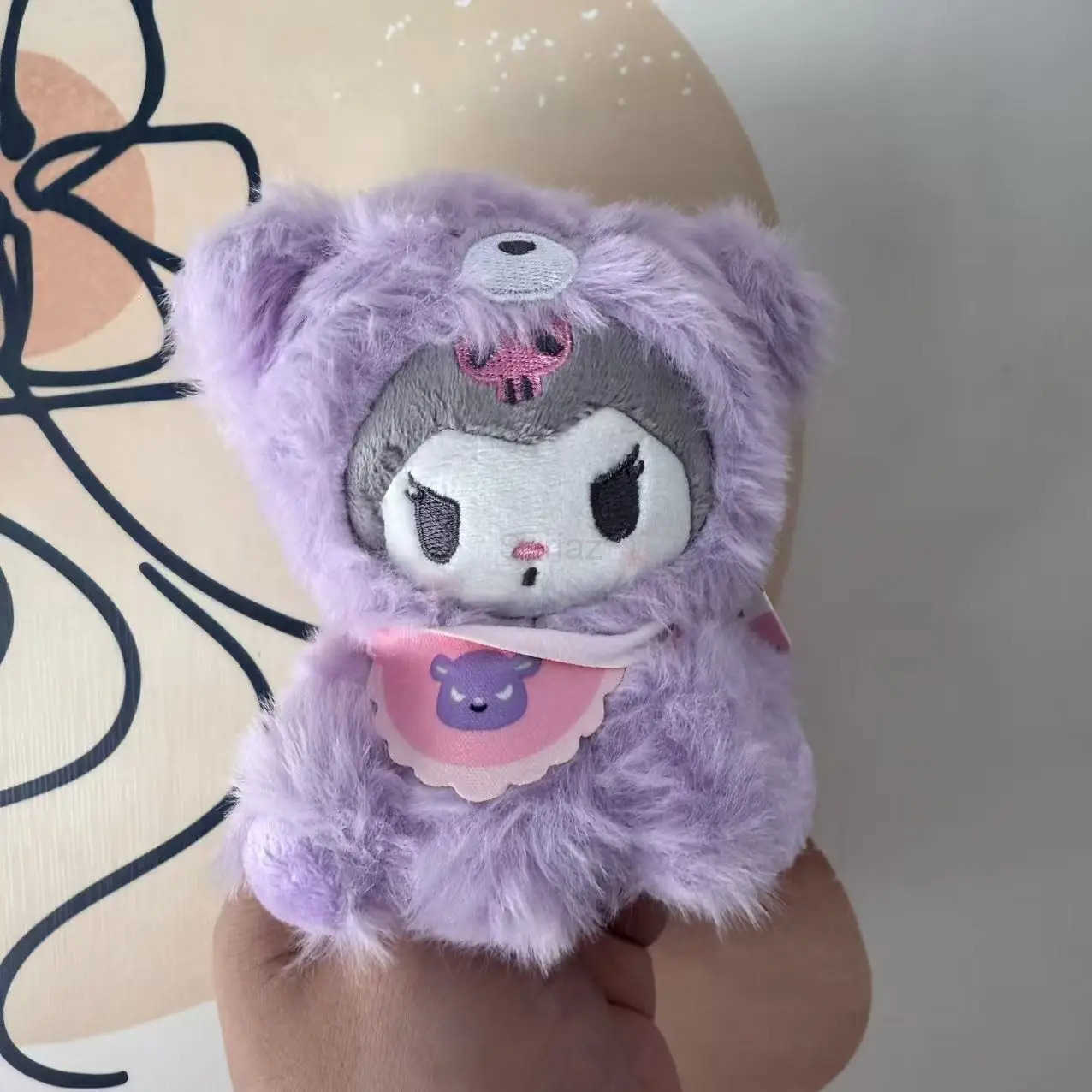 Sanrio Hello Kitty Kuromi Mini Soft Comfortable Cat Doll Toy Multiple Styles Creative Backpack Decoration Pendant Anime Peripheral Gift H251217