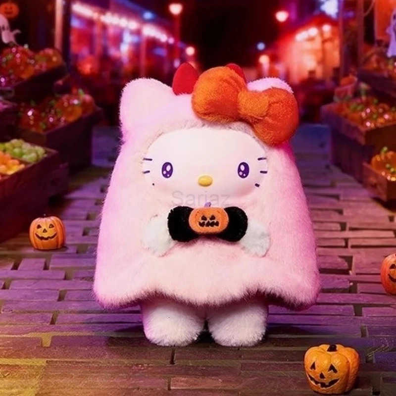 Sanrio New Candy Carnival Night Series Blind Box Halloween Vinyl Plush Surprise Box Cute Pendant Figure Doll Mystery Box Gift H251217