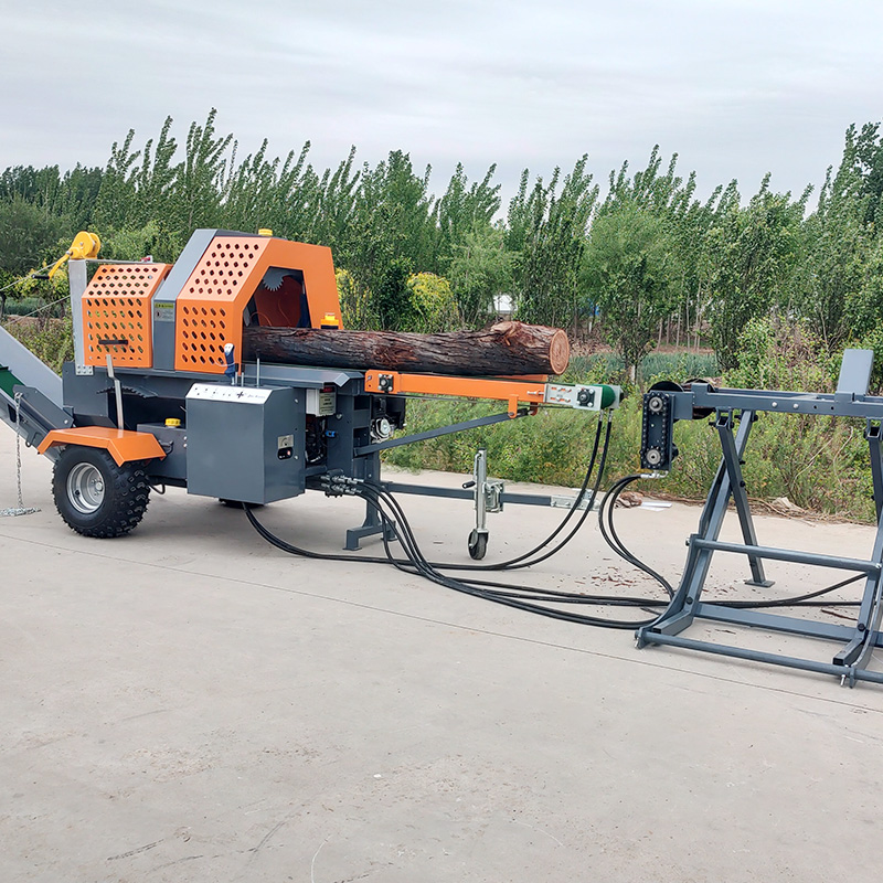 Industrial Grade Electric Wood Splitter | Vertical Log Splitter for Commercial Operations