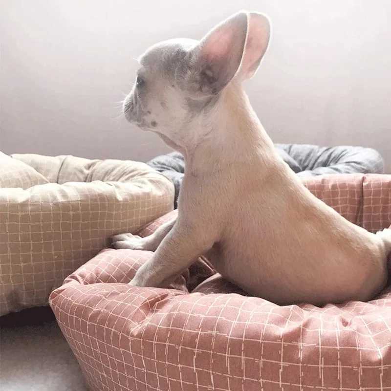 Dog Pet Beds Small Dogs Kennel Large Medium Basket Bed for Cats Supplies Puppy Breeds Accessories Mat Fluffy M251217