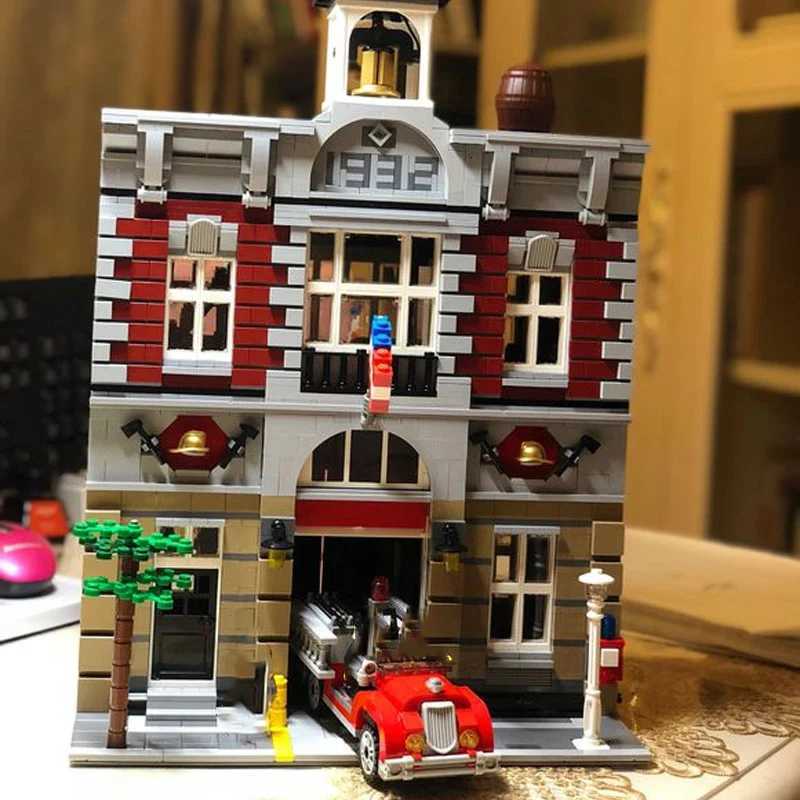 84004 Fire Brigade Education Tool is Compatible With 15004 10197 ChildrenModel Blocks Christmas Toys X251216