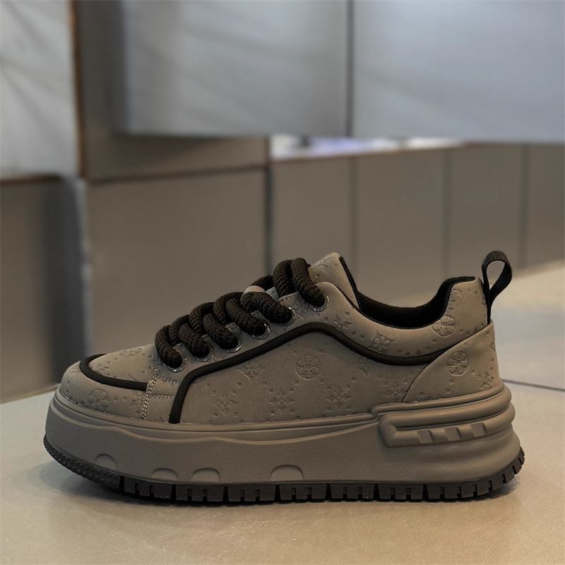 Free shipping designer casual shoe 2026 Men's Breathable Platform Sneakers, Spring Casual Shoes Thick Sole Lightweight Board Shoes