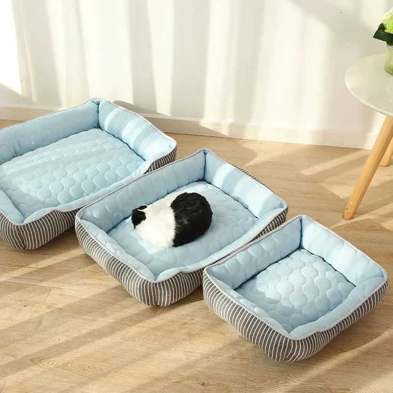 Dogs and Cats Nest Summer Pet Cool Feeling Deep Sleep Ice Silk Cool Nest Pet Cooling Nest Summer Pet Supplies M251217