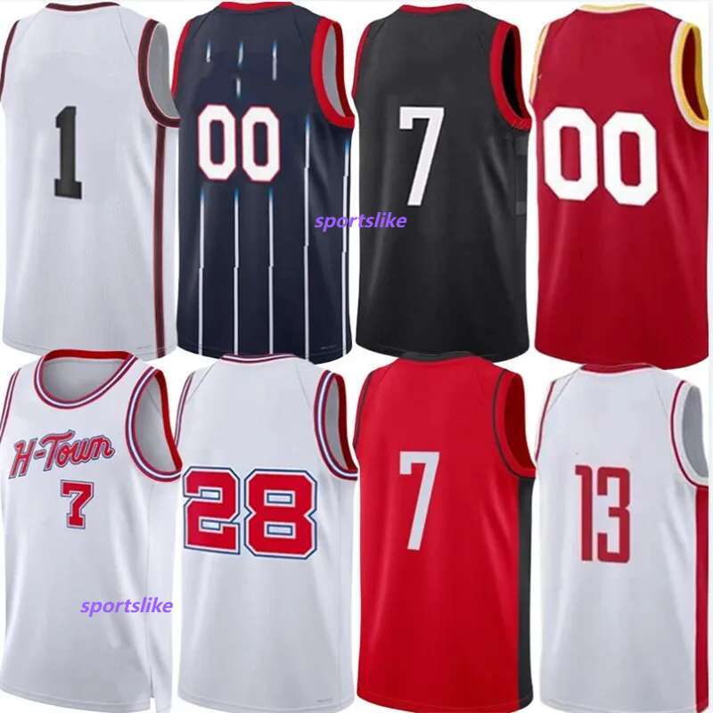 Rocket Basketball Jersey Kevinn Durant Amen Thompson Alperen Sengun Tari Eason Reed Sheppard Jabari Smithh jr. Fred VanVleet Clint Capela Steven Adams City