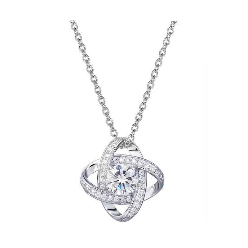 Fashionable AAAAA Zircon Pendant Necklace Luxury Gift Jewelry Stylish Glowing Pendant for Special Occasions G251217