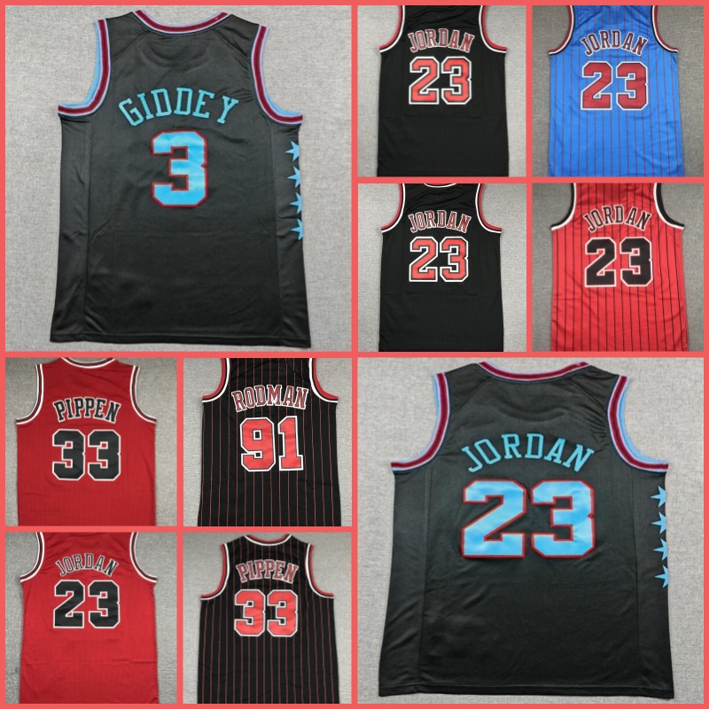 23 Michael Basketball Jerseys Josh Giddey Scottie 33 Pippen Dennis 91 Rodman Demar Lonzo DeRozan Ball Derrick Zach Liddell Giddey