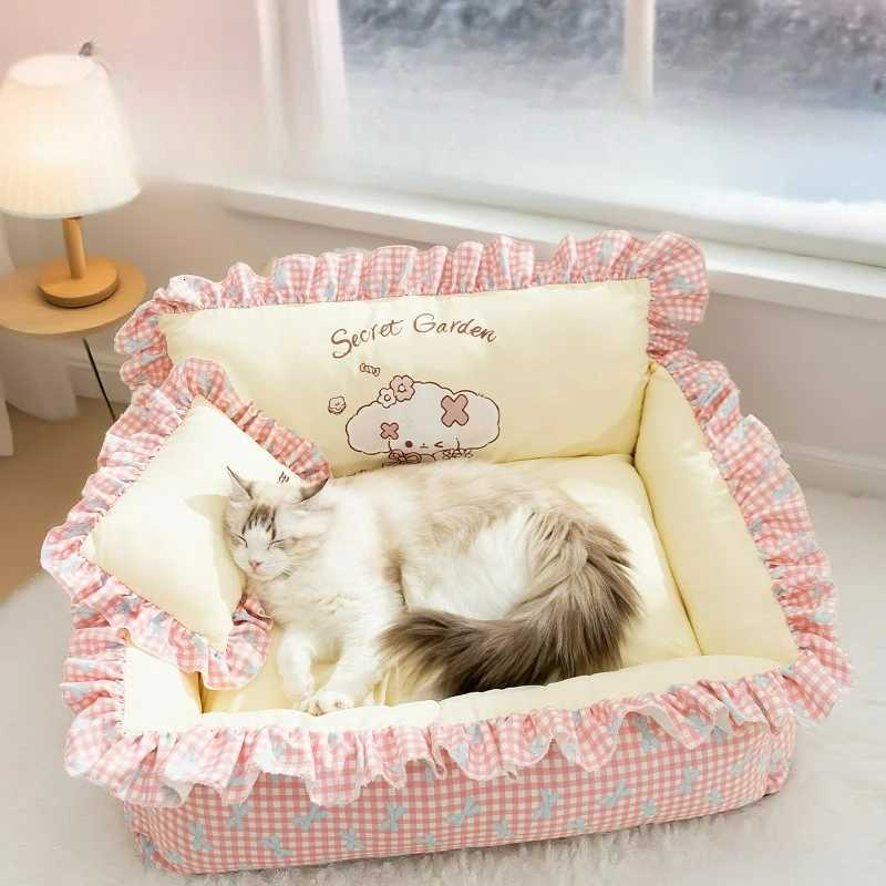 Pets Cat Hammock Cat Bed 2025 New Style Winter Universal Removable Washable Comfortable Warm Spacious Pet Bed for Sleeping M251217