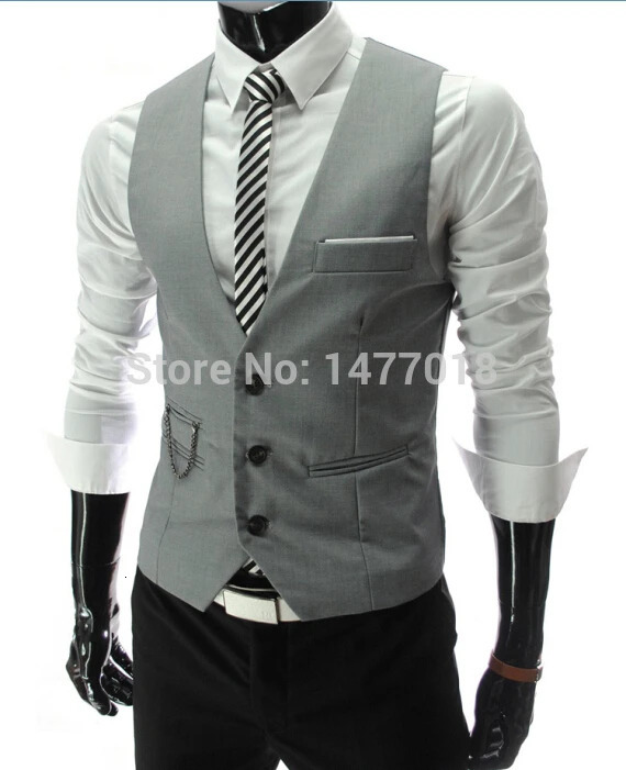 M-7XL Dress Vests For Men Slim Fit Mens Suit Vest Male Waistcoat Gilet Homme Casual Sleeveless Formal Business Jacket 251216