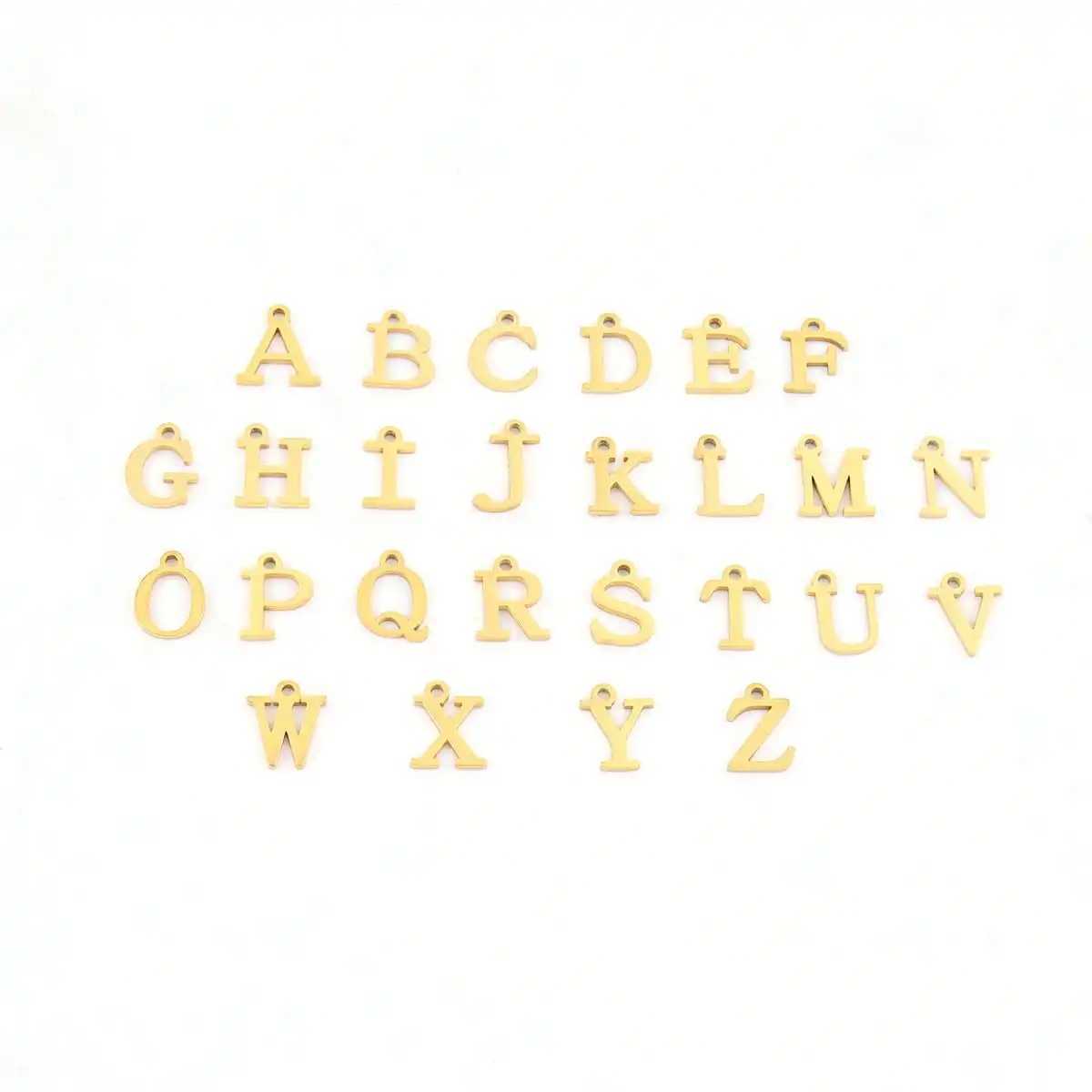 Dainty Classic Initial Hollow Heart Pendants Gold Plated Stainless Steel Letter Necklace Herringbone Chain Necklaces For Women G251217