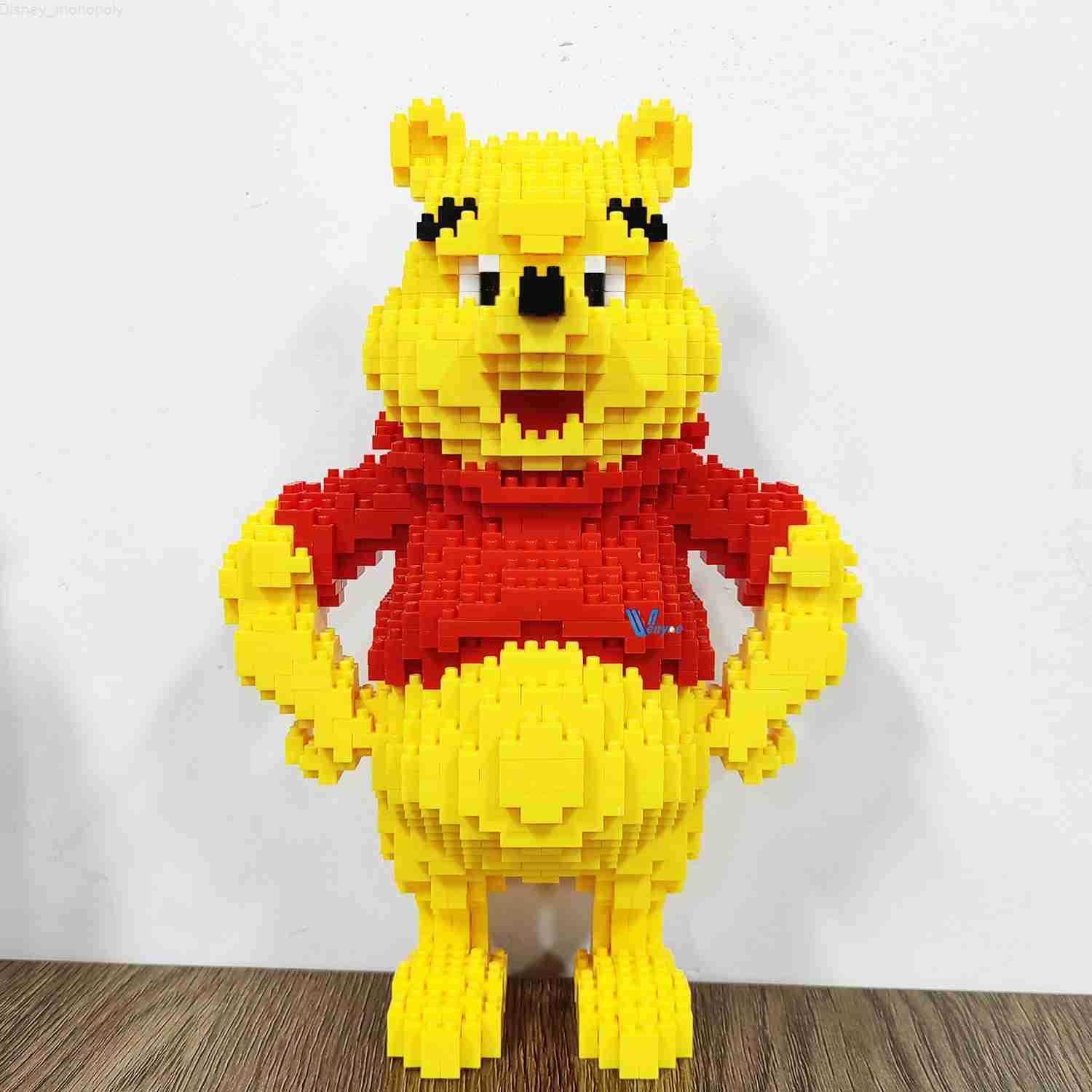 Disney Winnie the Pooh Micro Building Blocks Kawaii DIY Model Diamond Mini Bricks Figure Toys For Christmas Gift H251218