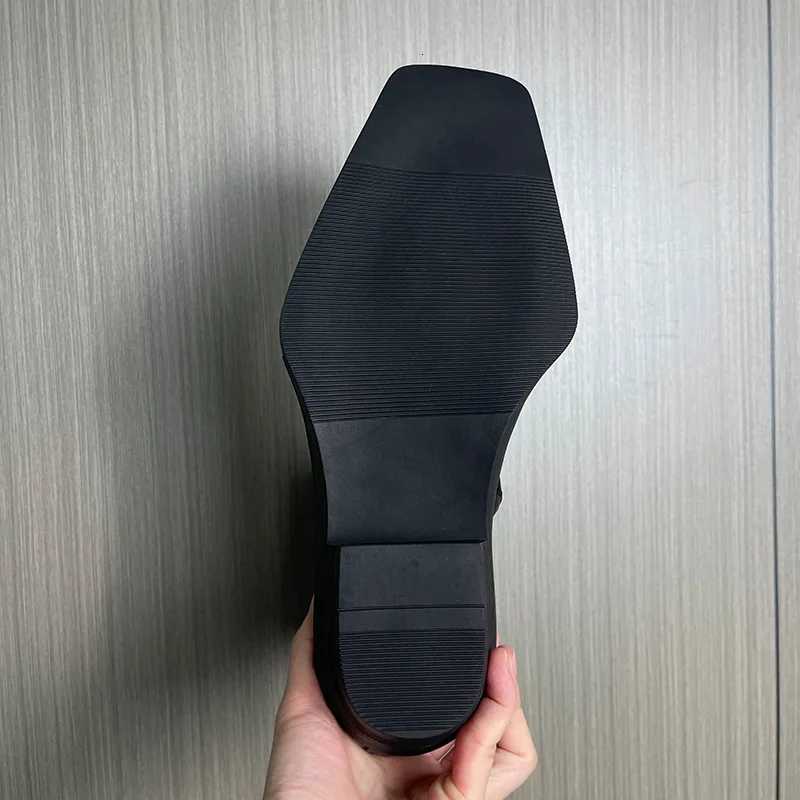 Elegant Mens Leather Boots Luxury Handmade Quality Autumn British Style Slip on Fashion Black New Ankle Social Shoes Man Z251218