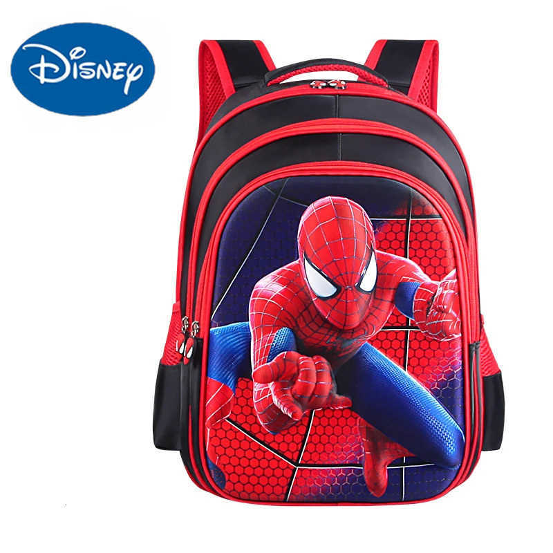 Disney 3D Spider Man Student Back To School Book Bags Kids Schoolbag Boys Mochila Children Waterproof Kindergarten Backpack H251218