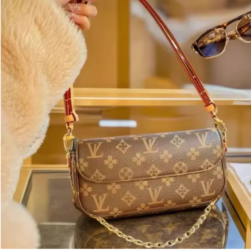 designer bag Underarm Mahjong Bag women bag classic old flower Chain small bag retro single shoulder bags crossbody carrying bag women tote bag Clutch bag Handbags