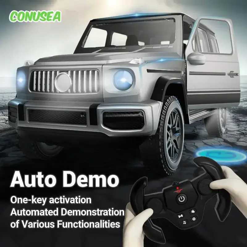 Rc Car Auto 1/14 Off Road Remote Control Car Suv Model 4Wd Racing Electric Vehicle with Music Toys for Boys Kids Gifts G251218