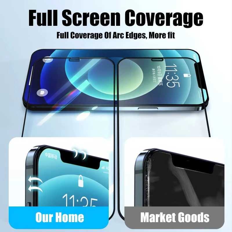 4PCS Tempered Glass for iPhone 17 16 16e 15 14 13 12 11 Pro Max Air Screen Protectors for iPhone X XR XS 7 8 SE 12 13 Mini Glass G251218