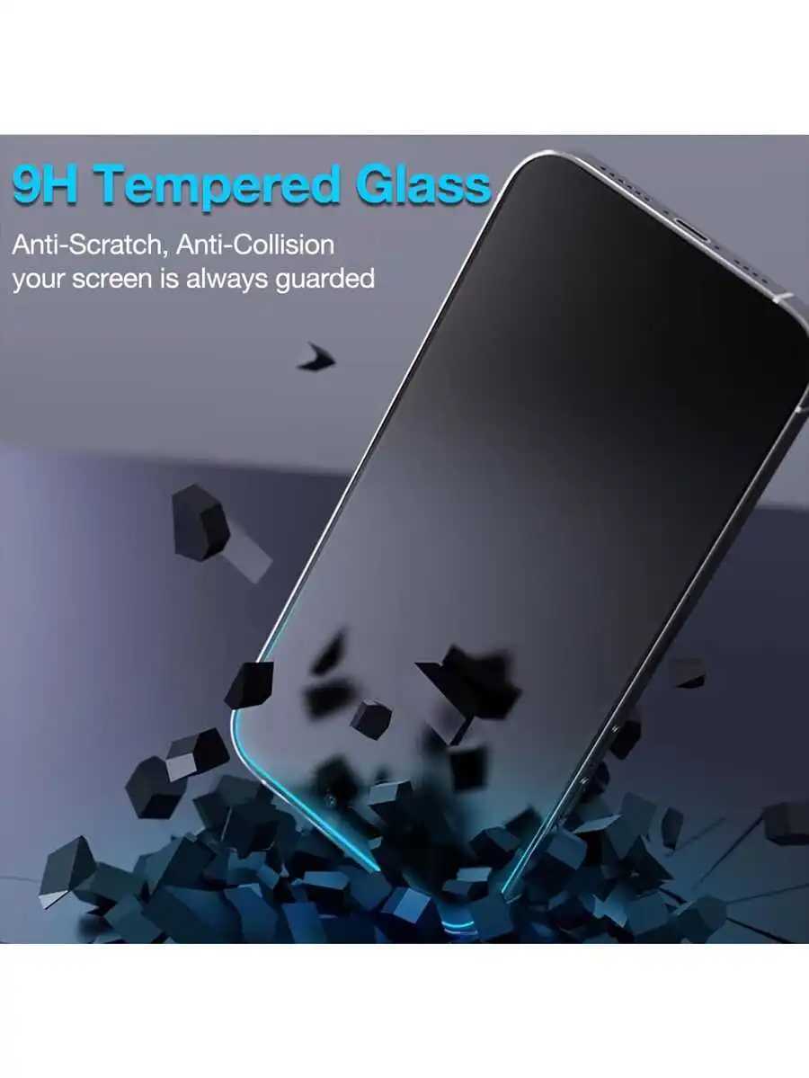 2 Pcs Matte Anti-Privacy Screen Protector Compatible With IPhone 17 Pro Max 16 15 14 13 12 11 9H Hardness Tempered Glass G251218