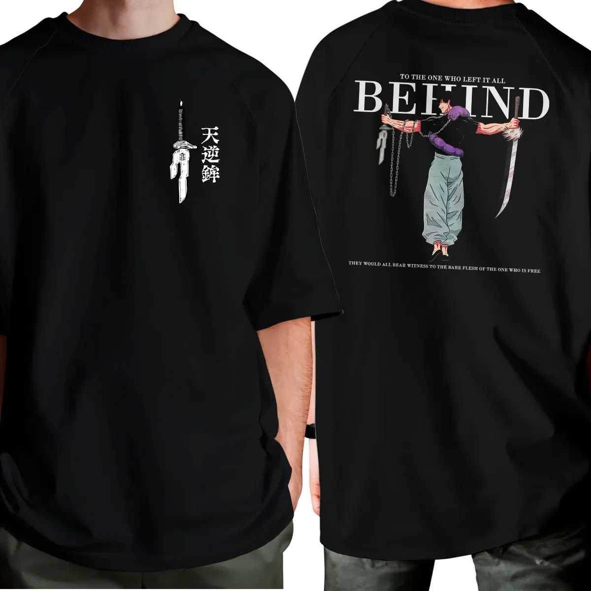 Anime Jujutsu Kaisen Fushiguro Toji To The One Who Lfft It All Behind Graphic T-shirt Harajuku Y2k Tops Men Women Tee Clothing X251218