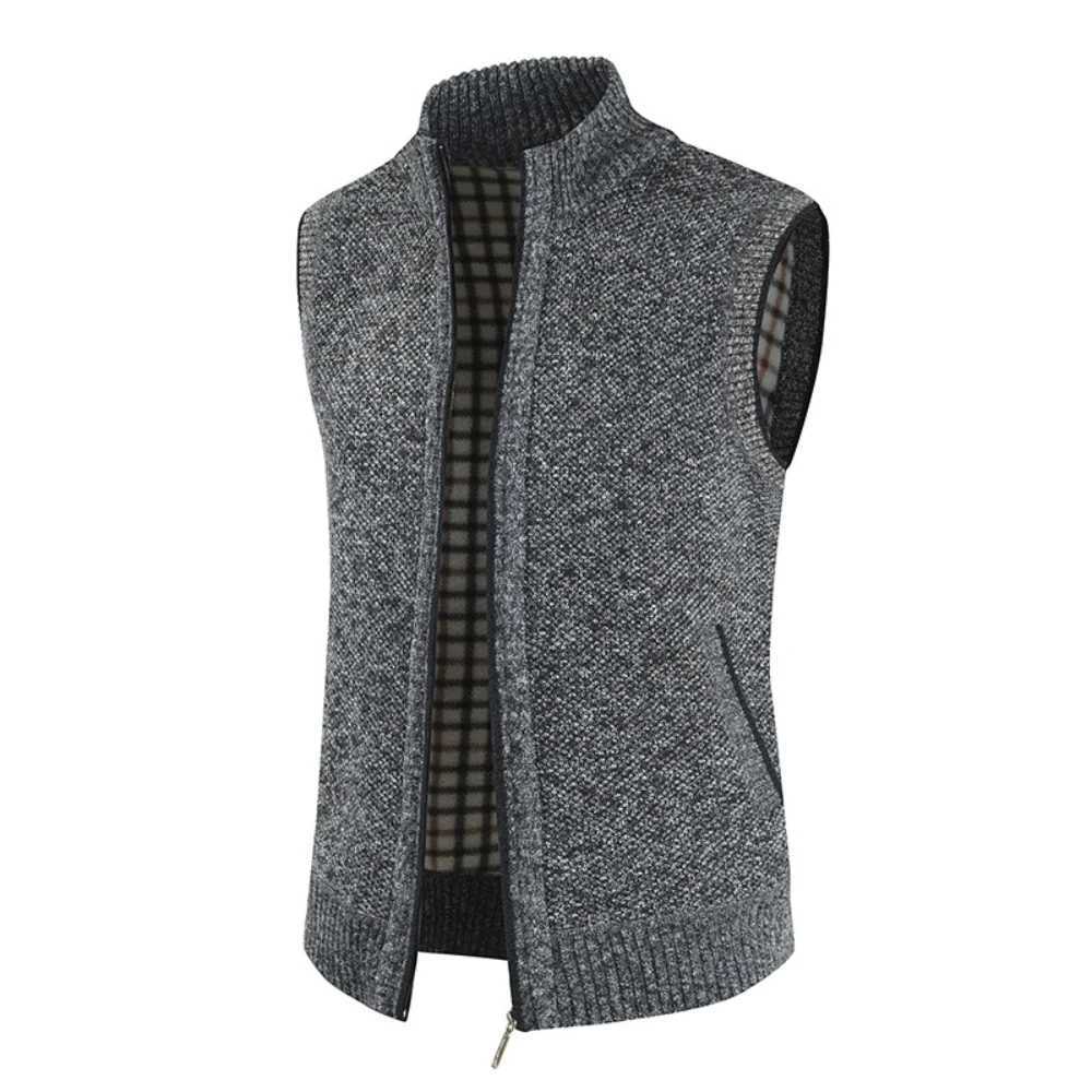 KB New Autumn and Winter Mens Coat Fashion Warm Outer Wear Vest Hot Vest Casual Sleeveless JacketG251218