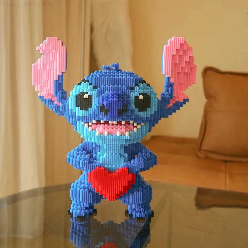 Disney 2025 New Hot-selling Trend Small Particle Building Blocks Creative Cartoon Cute Personality Stitch Building Blocks Gift H2512181