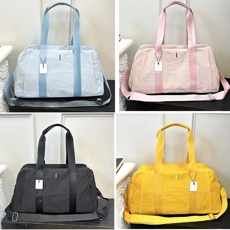 women Fitness Gym Yoga Bag Short Trip Bag Men Light Large Capacity Portable Luggage Bag Student Storage Duffel BagsHandbag