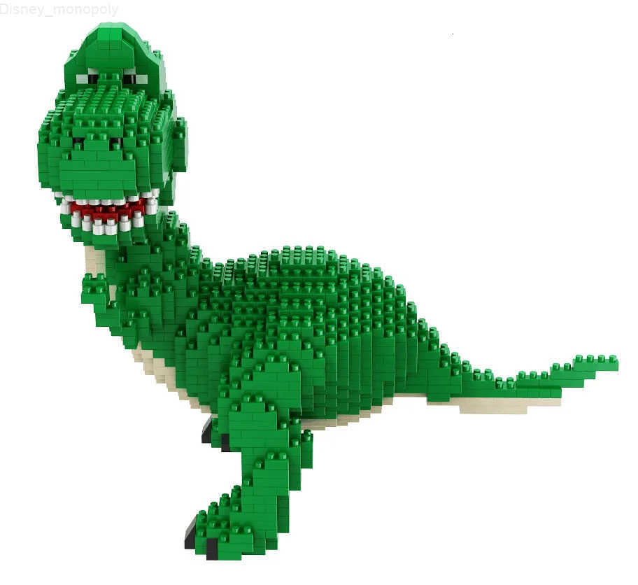 Disney Toy Story 4 Alien Woody Building Block Diamond Bricks Buzz Lightyear Rex Bullseye Lotso Hugs Bear Mini Toy Figure For Children H251218