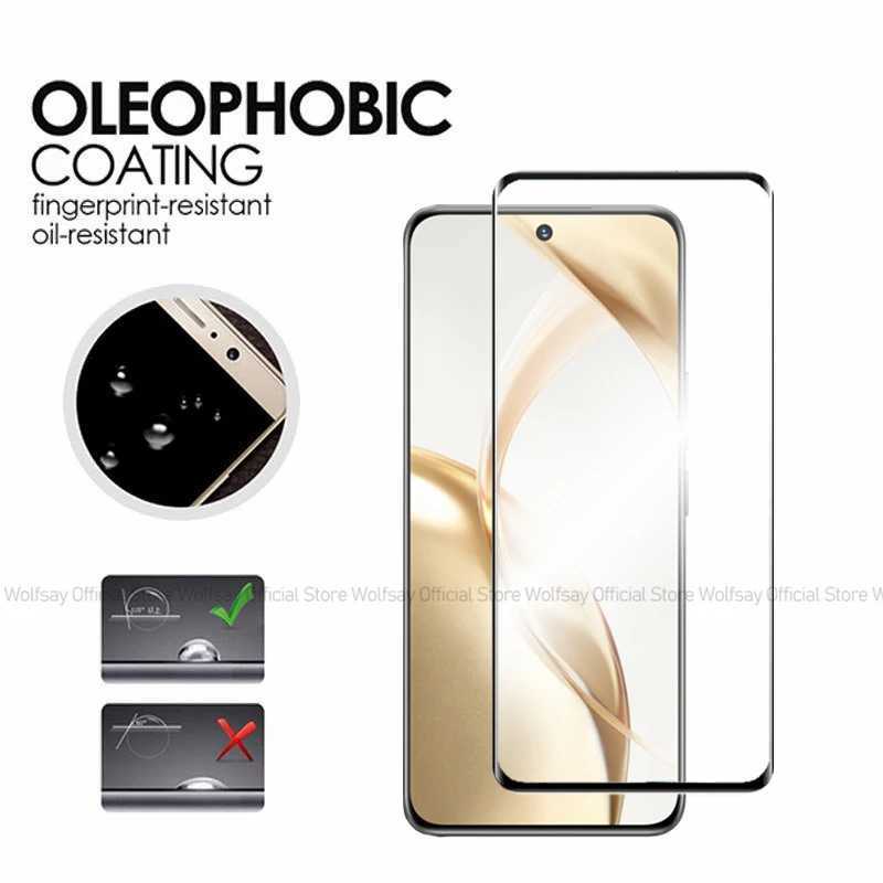 2/4PCS 3D Curved Edge Glass For Honor 200 Glass For Honor 200 Screen Protector Tempered Glass Phone Film Protector For Honor 200 G251218