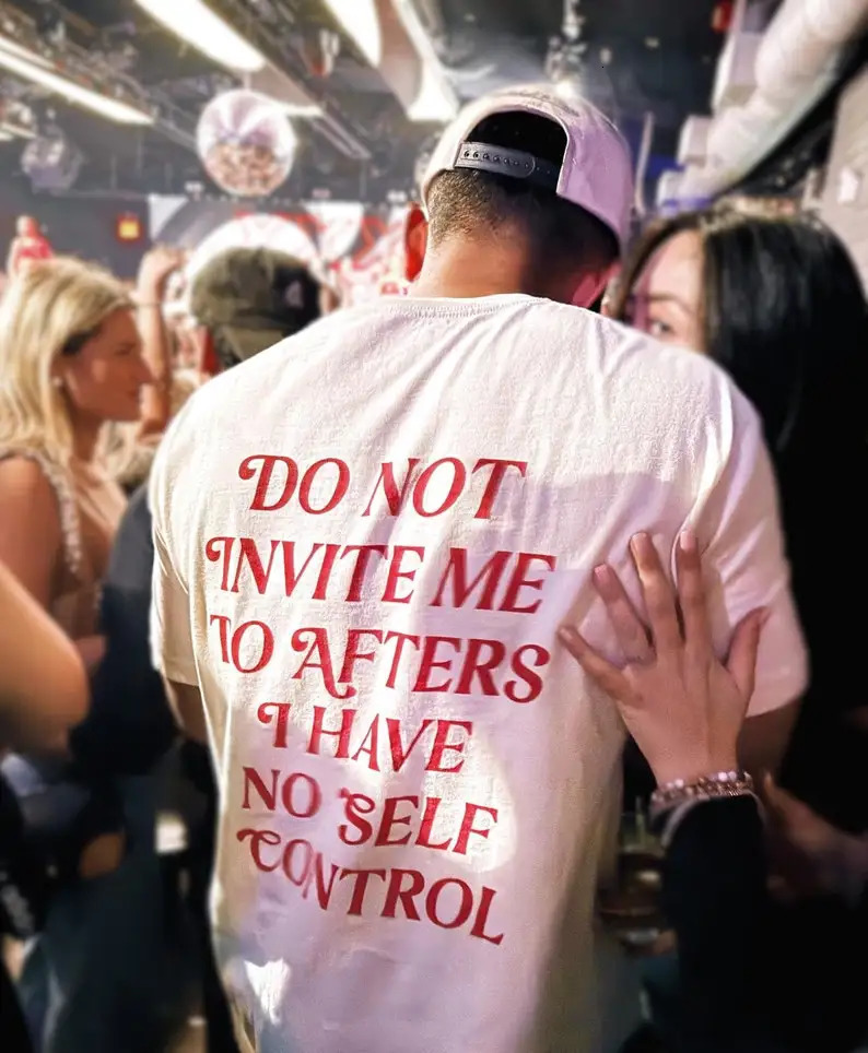 Do Not Invite Me To Afters Shirt Funny Rave Shirt Rave Outfit EDM Shirt Rave Gifts Rave T-shirt Fashion Casual Loose Top Unisex 251216