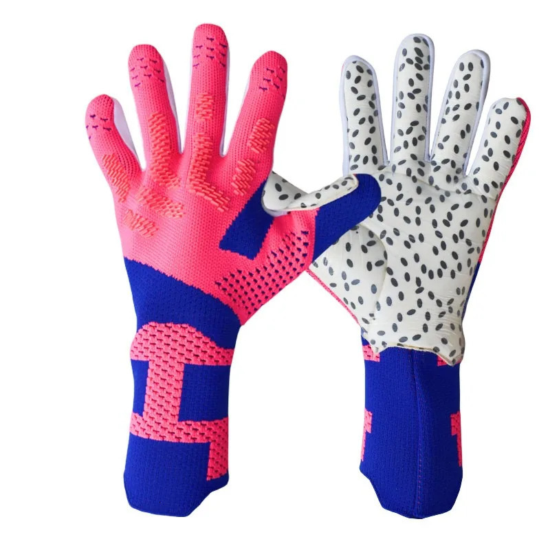 Latex nonslip goalkeeper gloves youth adult football sports game training 251203