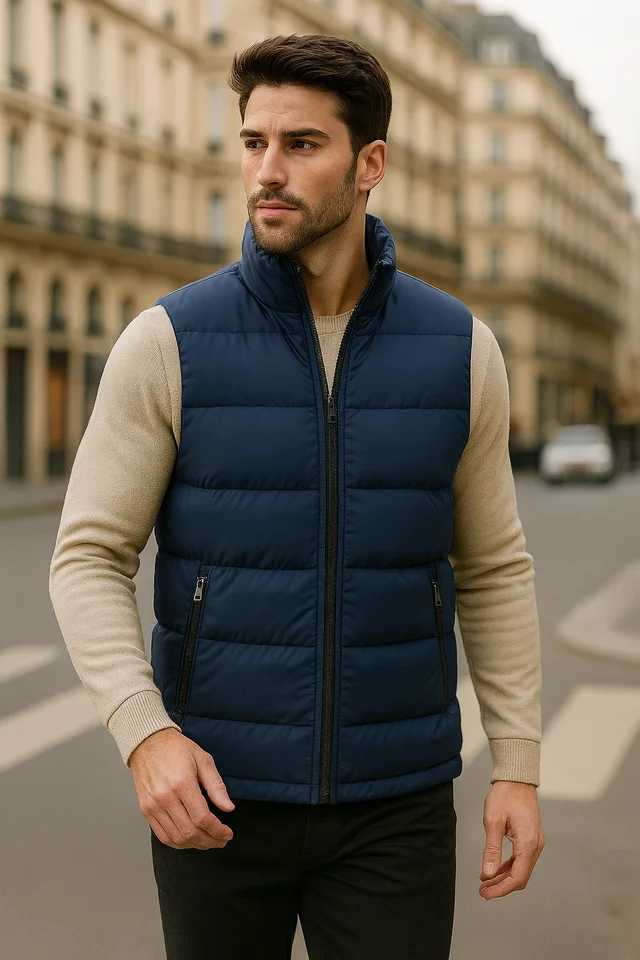 Fall Sleeveless Vest Winter Autumn Casual Zipper WaistcoatG251218