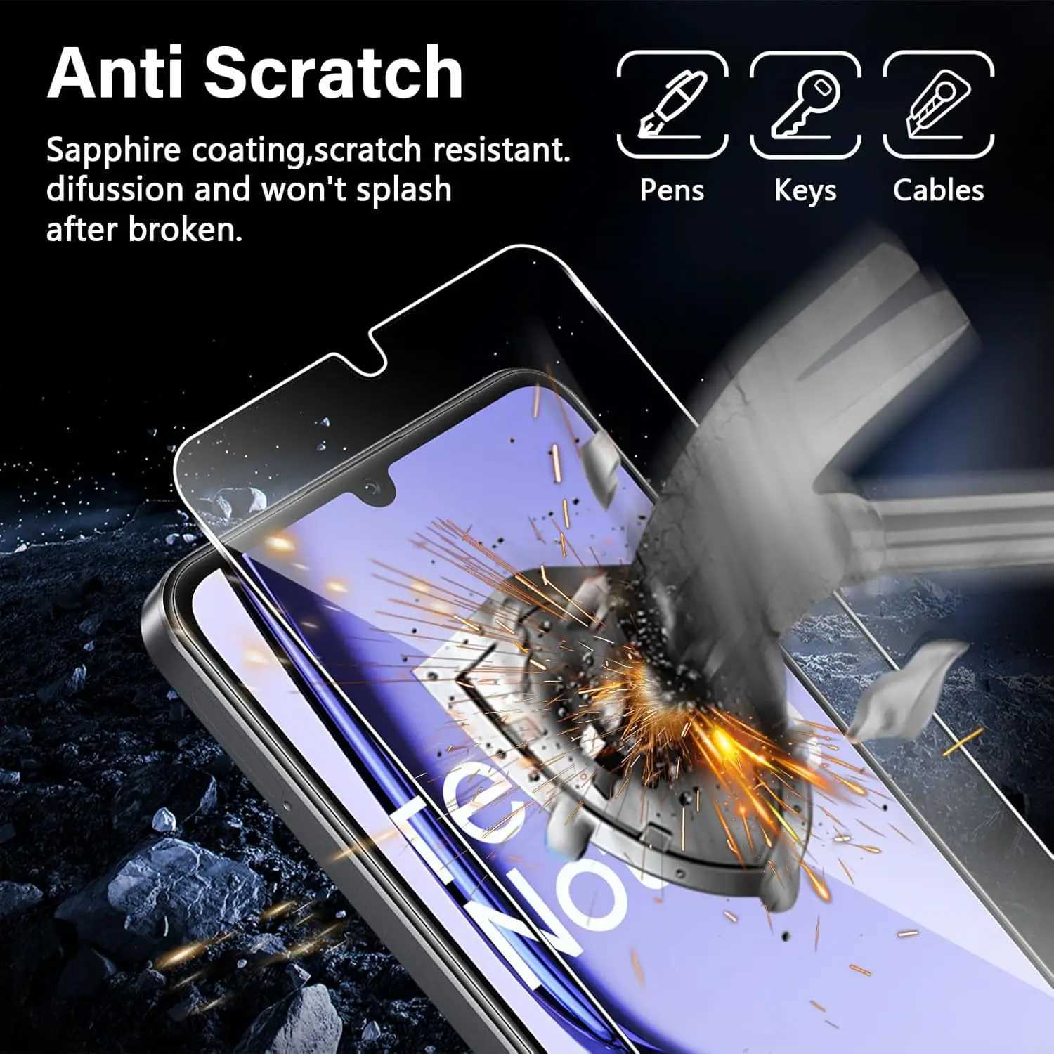 For Realme Note 50 tempered glass high-definition anti drop function intelligent screen protector glass film G251218