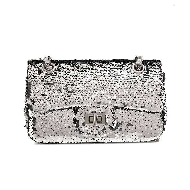 Hot Selling High Quality Small Sequin Shoulder Bag Fashion Ladies Handbags Casual Female Chain Crossbody Messenger Bags For Women New Designer Bags