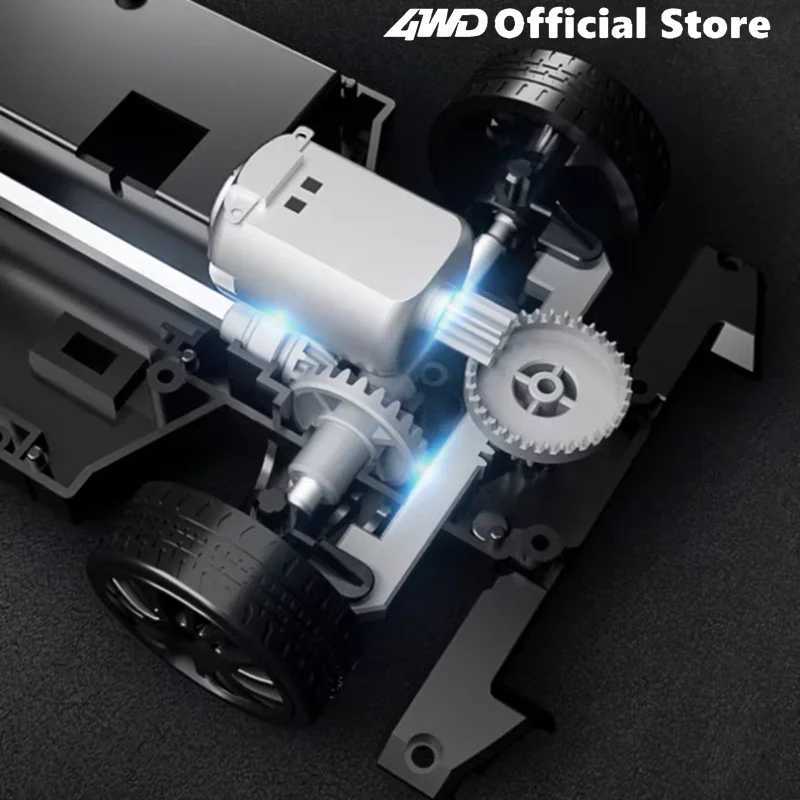 4WD 124 Remote Control Drift RC Racing Car 20KM/H High Speed 4x4 RC Vehicle Model Electronic Toy for Kids CHIldren Gift G251218