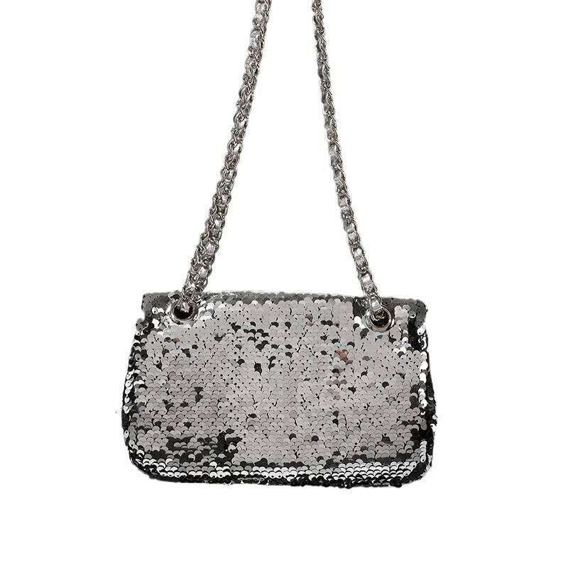 Hot Selling High Quality Small Sequin Shoulder Bag Fashion Ladies Handbags Casual Female Chain Crossbody Messenger Bags For Women New Designer Bags