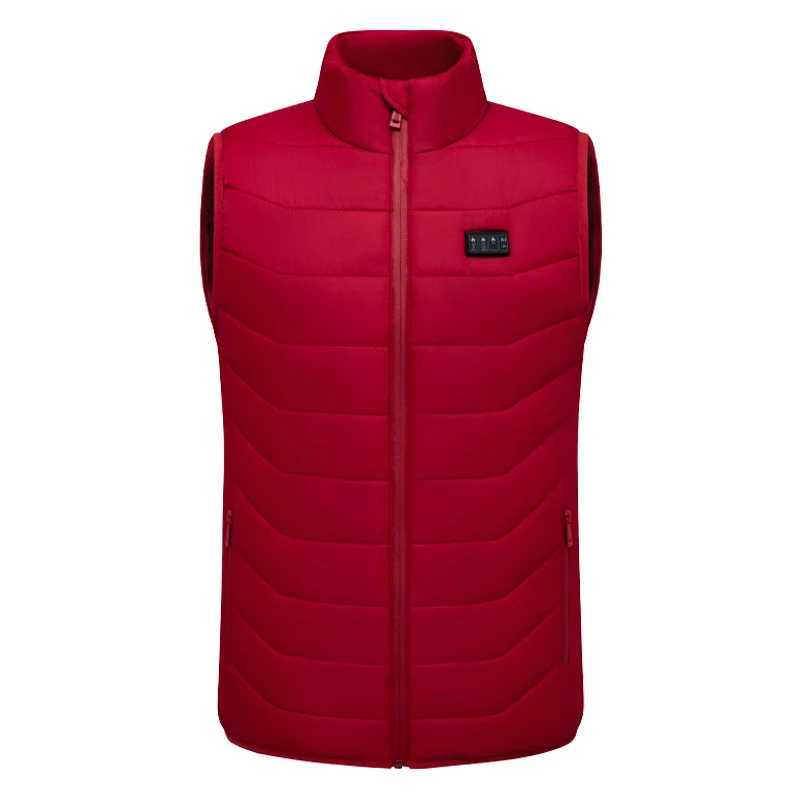 New Loose Casual Stand Up Collar Winter 28 Zone Intelligent Heating VEST MenS WomenS Warm Electric Clip Coat No BankG251218
