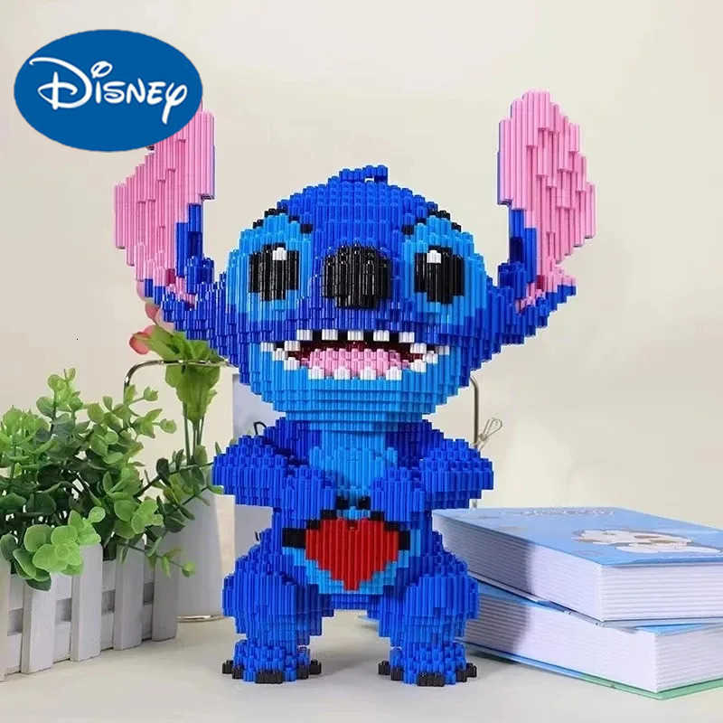 Disney Giant 33CM Cute Stich Toy Block Set - Perfect Birthday Gift for Kids and Adults Educational and Fun Building Blocks H251218