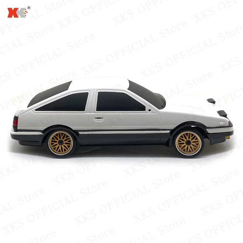 AE86 Model 1/18 RC Car 24G Remote Control 15Km/H AWD On Road LED Light ESP Gyroscope RC Drift Racing Toy Car Gift for Boy G251218