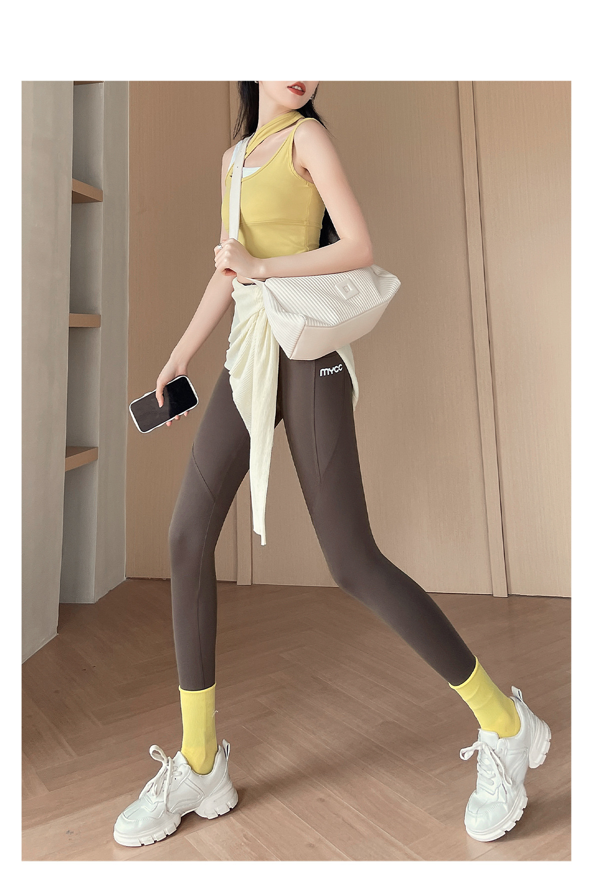Winter Fleece-Lined High-Waisted Tummy-Control Shark Leggings for Women - Pockets Design, No Camel Toe, Outerwear Slim Fit Leggings