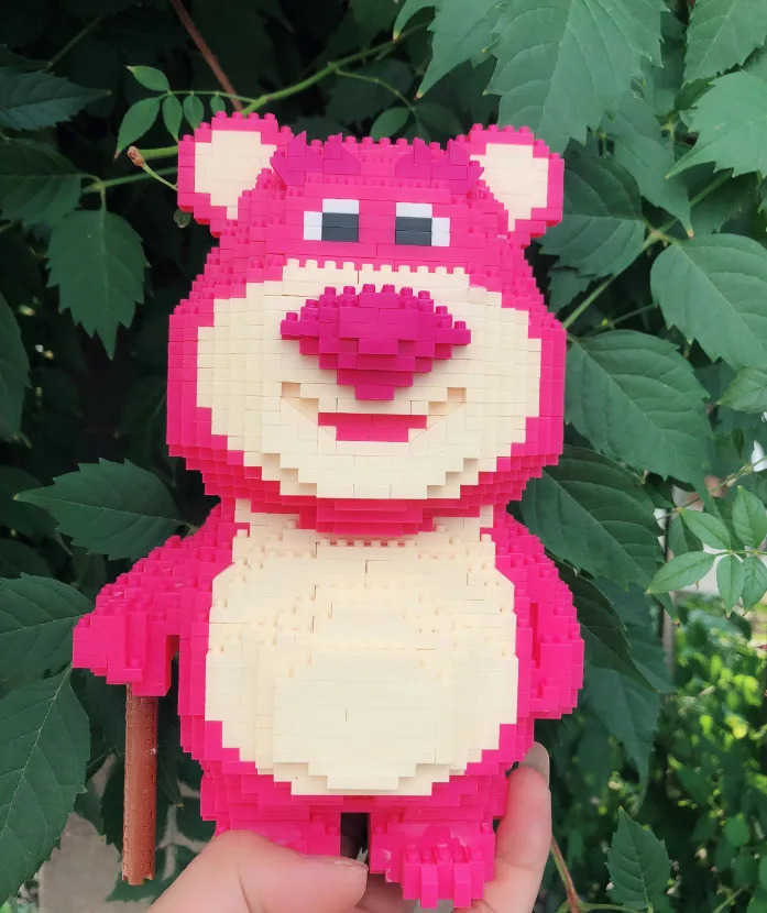 Disney Toy Story 4 Alien Woody Building Block Diamond Bricks Buzz Lightyear Rex Bullseye Lotso Hugs Bear Mini Toy Figure For Children H251218