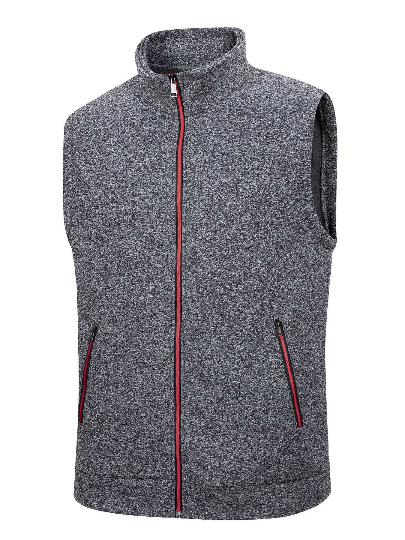 Mens Zipper Sleeveless Vest Coats Outdoor Warm Casual Sweatshirts Mens Breathable Cycling Work Jackets Hiking Streetwear TankG251218