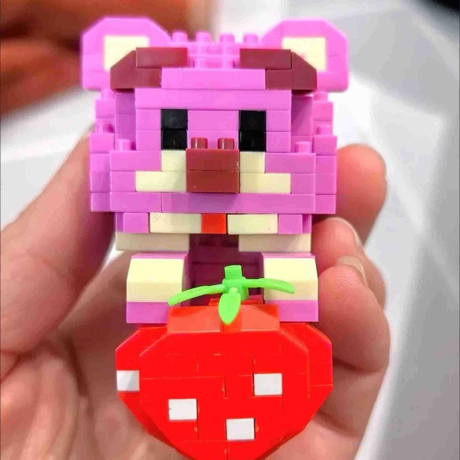 Disney Anime Cartoon Building Blocks Stitch Mickey Mouse mini Action toy Figures Blocks Toys Bricks Assemble Toys Kids Gifts H251218